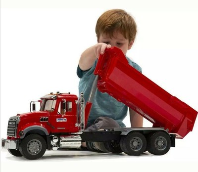 bruder mack granite dump truck